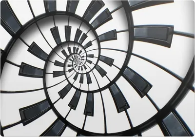 Produktbild von Spiralschlüssel – Bodenschutzmatte – Rutschfest – Schutzmatte für Büro – Vinylmatte – Stuhlunterlage  – 100 x 100 cm