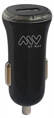 Zdjęcie produktu dla ŁADOWARKA SAMOCHODOWA USB + Kabel Typ C 2A 15,6X8X3CM ABS NE