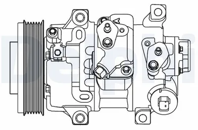 Produktbild von CS20478 DELPHI Kompresor, klimatizace x