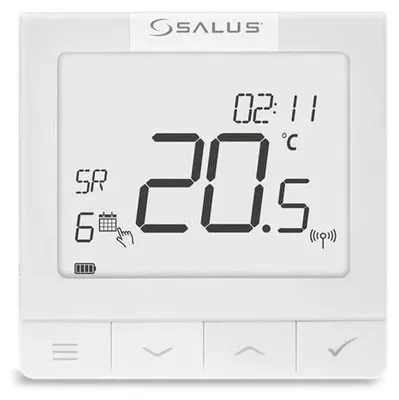 Produktbild von Salus Quantum, Funk-Internetthermostat, mit SPE600 und SR600 anbindbar, 1 Stk.