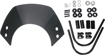 Produktbild von Windschild kurz getönt mit Halterung für Vespa GT, GTS