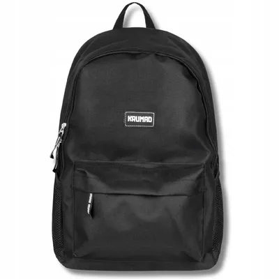 Immagine prodotto di Zaino KRUMAD nero da donna e da uomo, zaino scolastico per ragazze e ragazzi adolescenti, zaino da cabina per aereo, zaino impermeabile 28x15x44 cm