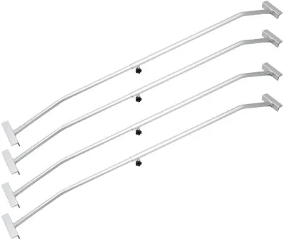 Produktbild von Bituxx 4er Set Anhänger Flachplanenbügel 140 - 210 cm Aluminium MS-19282