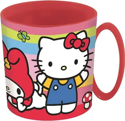 Immagine prodotto di Tazza Hello Kitty Tazza in plastica adatta alle microonde 390ml