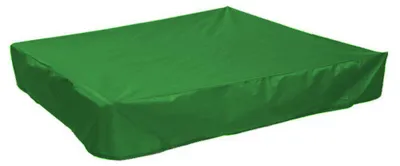 Obrázek produktu pro Kryt na pískoviště, rozměry 125x125x20 cm, vodotěsný, vyroben z oxfordské tkaniny, ochranná plachta, kryt na pískoviště, pro použití na zahradě, zelená barva