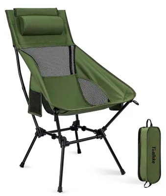 Produktbild von Faltbarer Campingstuhl mit hoher Rückenlehne und Tragetasche