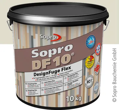 Produktbild von Sopro DF 10 Fliesen 10 kg Design Fuge Fugenmasse Fugenmörtel 1-10mm silbergrau-17
