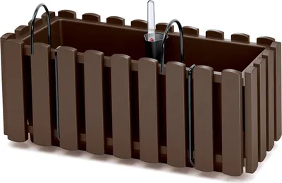 Produktbild von Prosperplast Balkonpflanzenhalter BOARDEE FENCE W Braun 38 cm