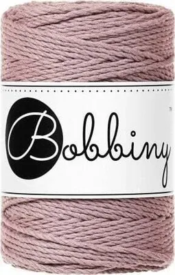Obrázek produktu pro Bobbiny 3PLY Macramé Rope 1,5 mm 100 m Mauve Šňůra