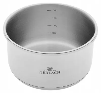 Produktbild von Gerlach Smart Steel Topf Induktion Edelstahl 18 cm