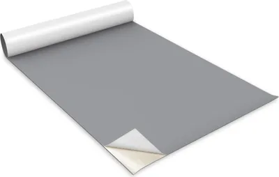 Immagine prodotto di Pellicola autoadesiva per mobili - Pellicola decorativa - Mobili da tavolo - Tagliabile su misura - Colore grigio - 100 x 50 cm