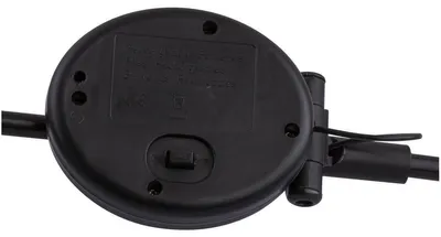 Immagine prodotto di Globo luce solare in metallo nero con un LED con picchetto a terra altezza 90cm