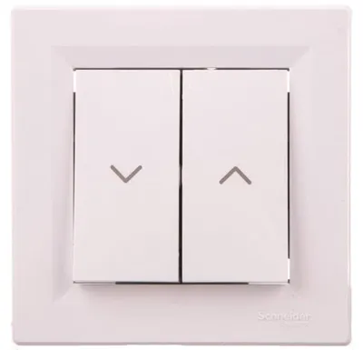 Productafbeelding van Asfora blindconnector, wit, met frame EPH1300521