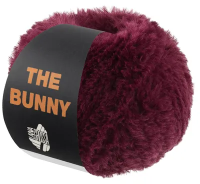 Produktbild von Lana Grossa THE BUNNY 100 g Weiches Effektgarn für Accessoires und Deko 120 m Farbe 019 - Dunkelrot