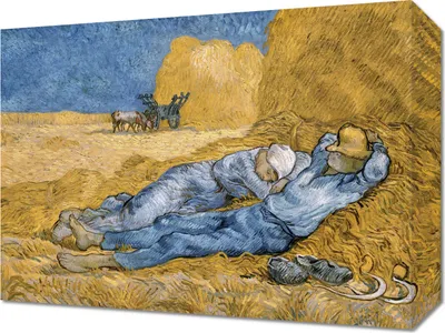 Zdjęcie produktu dla Obraz 40x30cm Siesta, Van Gogh Vintage do Salonu