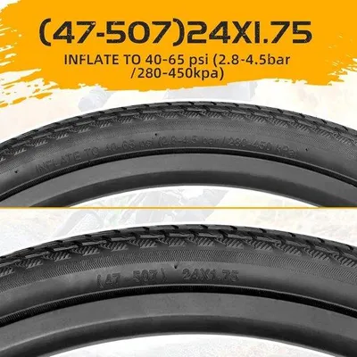 Zdjęcie produktu dla Zestaw opon MTB 24x175 cali do rowerów górskich i elektrycznych