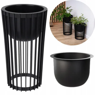 Produktbild von DIKEL Standy 54h Blumenständer Doppelseitig Schwarz