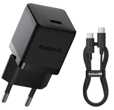 Produktbild von Netzladegerät Baseus Palm P10111605113-01, Schnellladung 30W, USB-C, PD 3.0, PPS + Kabel 1m