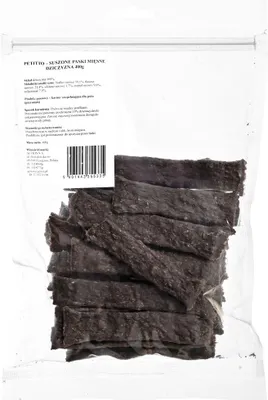 Produktbild von PETITTO Monoprotein Fleischstreifen Wild - Hundeleckerli - 400g