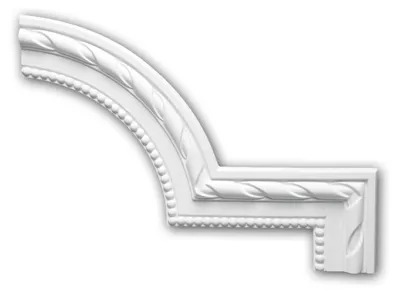 Produktbild von PROFHOME 152296 Eckelement für Wandleiste Zierelement dekoratives Element