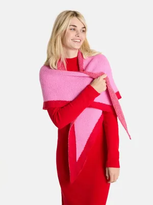 Produktbild von Damen-Dreiecksschal 830 lovely pink Größe