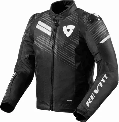 Zdjęcie produktu dla Tekstylna kurtka motocyklowa Revit Apex H2O, czarny/biały, M