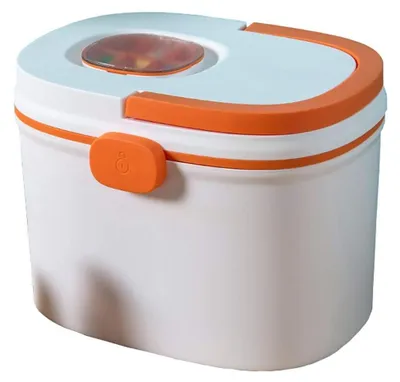 Imagen del producto de Caja portátil para medicamentos con 2 compartimentos para una mejor organización