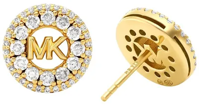 Produktbild von Michael Kors Premium Damen-Ohrringe aus goldfarbenem Sterlingsilber, MKC1827710