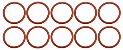 10 O-Ringe 38x4 mm rot Silikon für Kaffeeautomaten