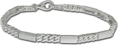 Image de SilberDream Bracelet Femme Panzer argent 925 19cm argent bijoux D2SDA4795M