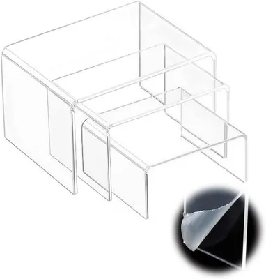 Productafbeelding van Famanu Acryldisplayset, 3 stuks - Helder, stabiel en veelzijdig