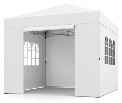 Produktbild von KOMFOTTEU Wetterfester Faltpavillon 3x3 m, Gartenzelt für Garten