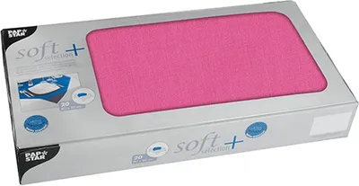 Produktbild von Papstar Mitteldecke fuchsia Vlies soft selection plus 80 x 80cm