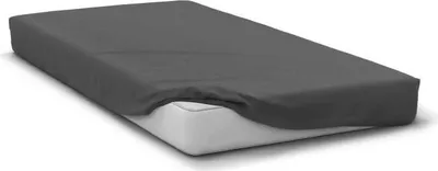 Produktbild von Spannbettlaken Mikrofaser 90 x 190 cm + 30 cm Steghöhe, HOME LINGE PASSION HP71762, Anthrazitgrau, 82 g