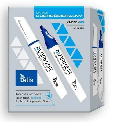 Immagine prodotto di Pennarello a secco blu KM110-NO (12 pz)