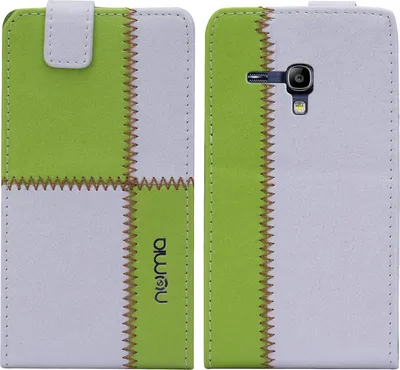 Produktbild von Samsung Galaxy S3 Mini (i8190) numia Flipstyle Weiss-GrÃ1/4n
