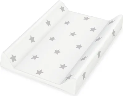 Produktbild von Wickelmulde, Folie, Dessin 'Sternchen', grau