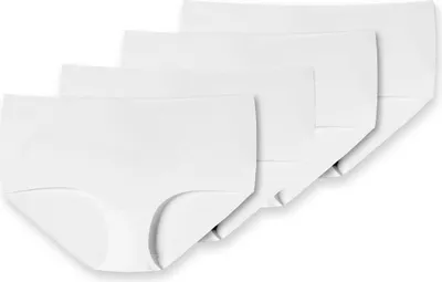 Produktbild von uncover by Schiesser 4er Pack Basic Panty Nahtloser Schnitt , Unsichtbar selbst unter körpernaher Kleidung, In wunderbar softer, elastischer Single-Jersey-Qualität