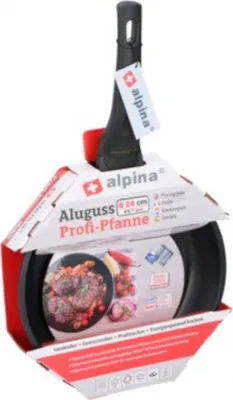 Obrázok produktu pre panvica 24x24x5 cm hliníková čierna