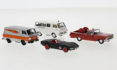 Produktbild von Brekina 90489 - 1/87 Set USA - Neu