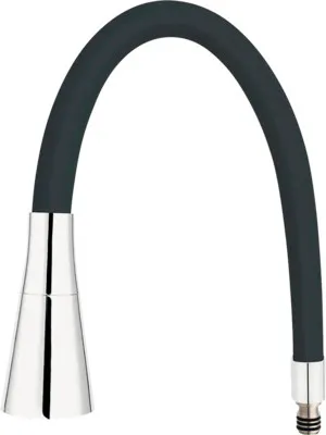 Obrázek produktu pro Elastické výtokové ramínko k baterii Ferro chrom černá RAM70720,0C