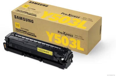 Produktbild von Samsung CLT-Y503L Gelb Original Tonerkartusche mit hoher Reichweite, Gelb, 1 Stück(e)