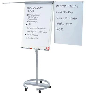 Produktbild von Flipchart fahrbar 74x95cm mit 2 Tragarmen