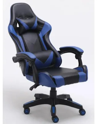 Image de Topeshop FOTEL REMUS NIEBIESKI chaise de bureau/ordinateur Siège rembourré Dossier rembourré