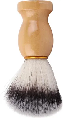 Produktbild von Männer Bart Rasierpinsel Barber Salon Gesichtsreinigung Pflegegerät Rasierwerkzeug mit Holzgriff