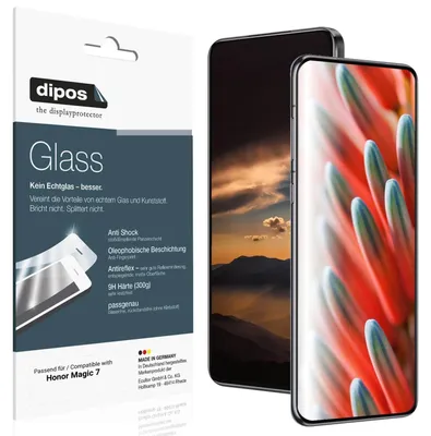 Produktbild von 2x Schutzfolie für Honor Magic 7 matt - Anti-Shock 9H Folie dipos Glass Kunststoffglas