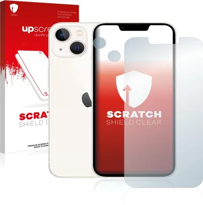 Produktbild von upscreen Schutzfolie für Apple iPhone 13 (Display+Kamera) Displayschutz Displayschutzfolie Folie Klar Transparent