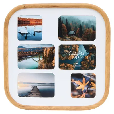 Produktbild von Babetta-fotocollage, 6 fotos, braun  - Atmosphera créateur d'intérieur