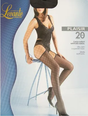 Zdjęcie produktu dla Luksusowe rajstopy damskie 20 den, 22 dtex, satynowo-matowe, LEVANTE, model PLAISIR 20 COLLANT, rozmiar 3 – L, poliamid 85%, Elasthan 15%