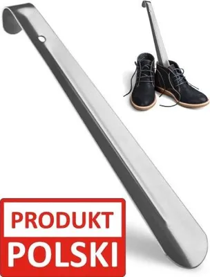 Produktbild von Schuhlöffel aus Metall, 26 cm, polnisches Produkt, silberfarben, sitzend, stark